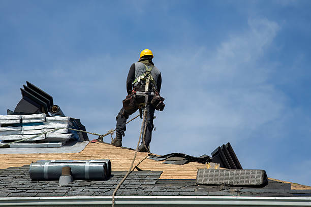 Professional Roofing technician working in Carlstadt, NJ